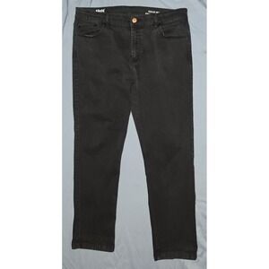 Mugsy Jeans Mens 38x30 Black Squid Inks Stretch Denim Comfort